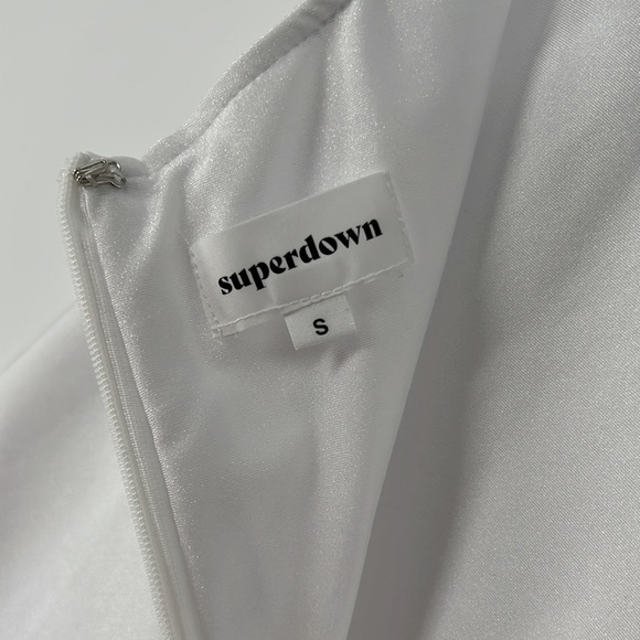 superdown Kiki Strappy Mini Dress in White - Picture 10 of 11